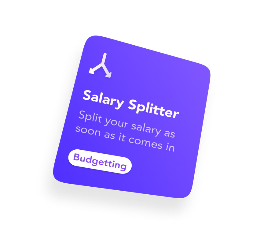 Salary Splitter: split your salary as soon as it comes in