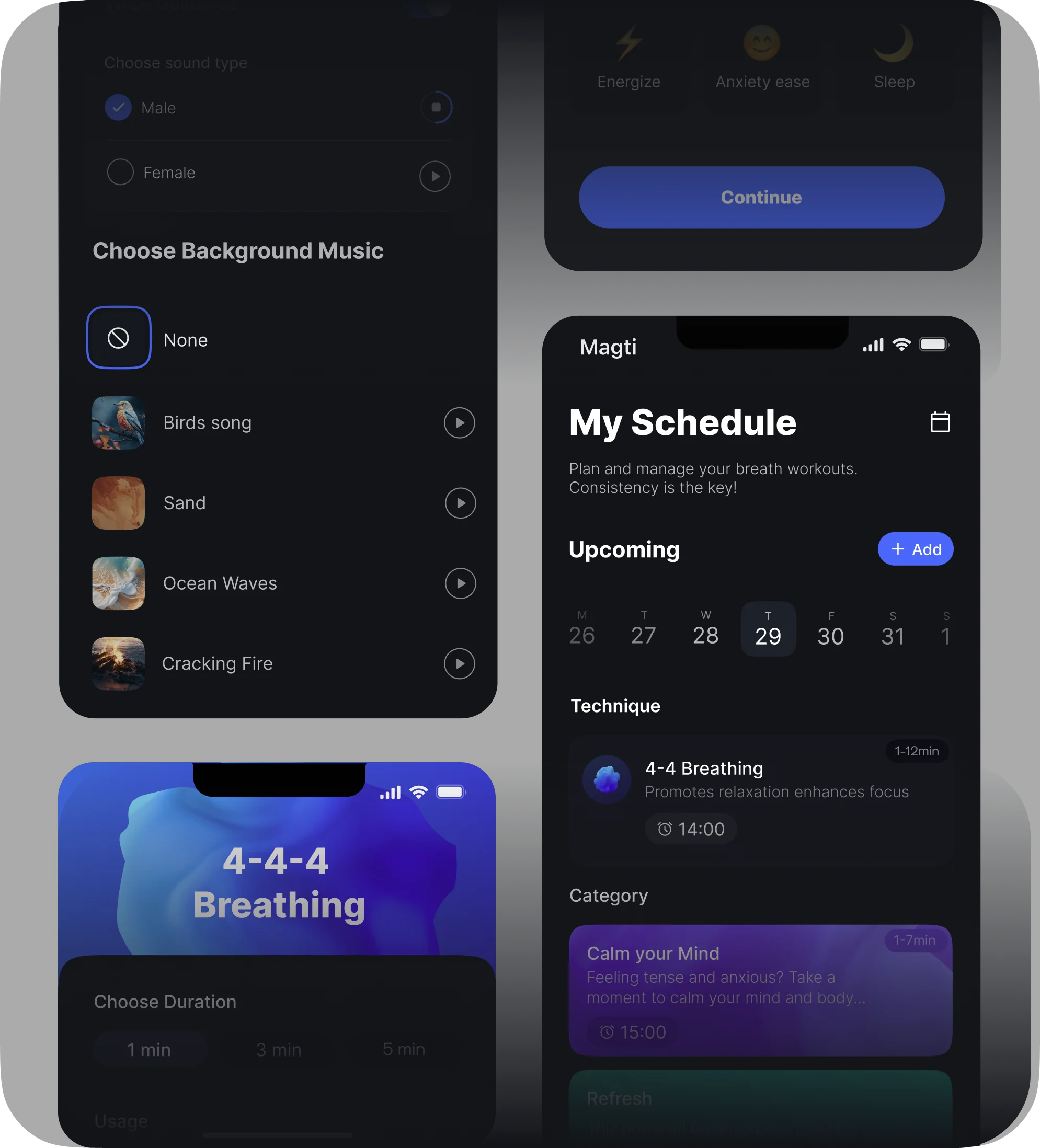 Experience mockup