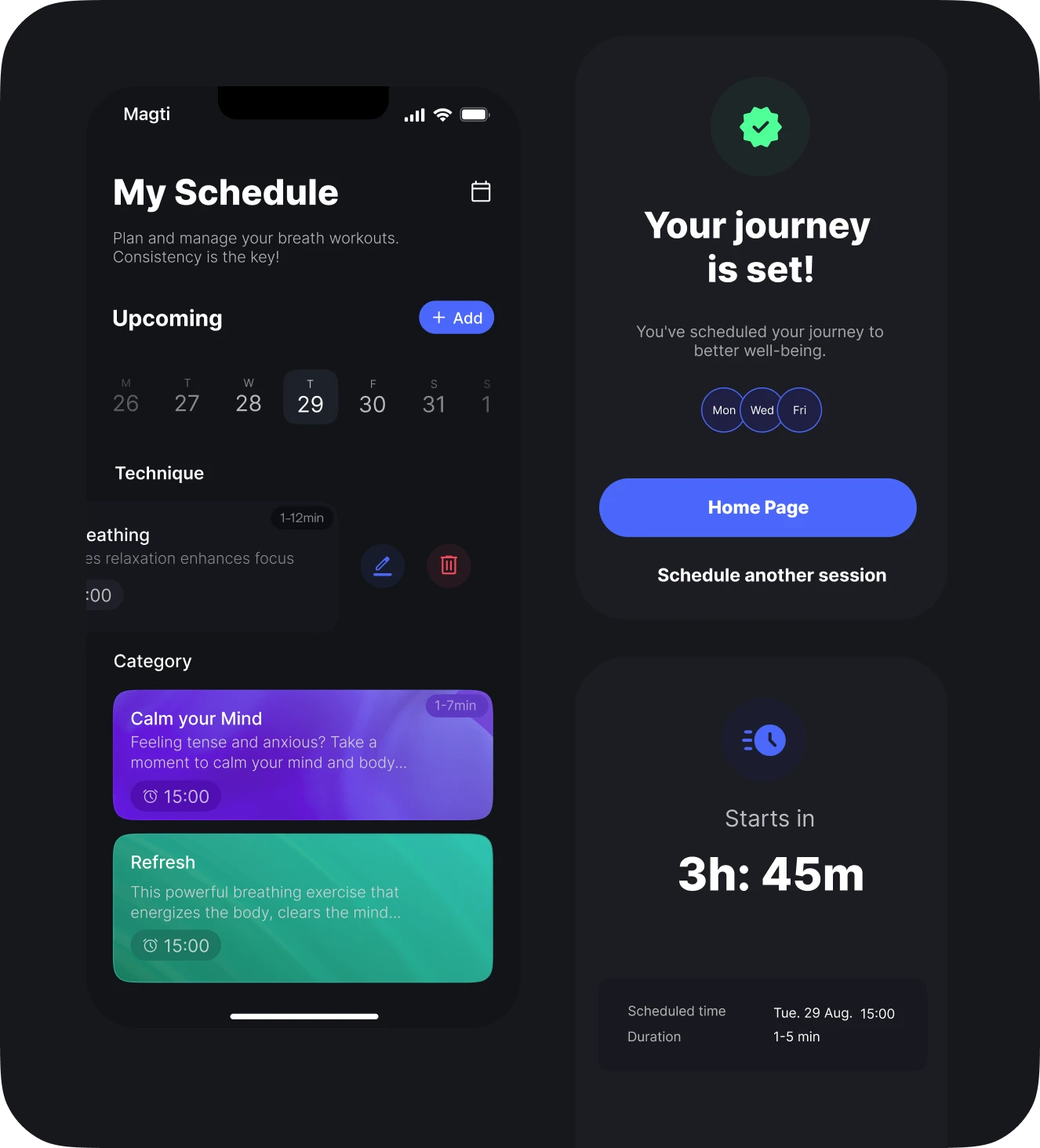 Habit mockup